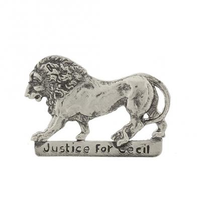 Silver Tone Justice for Cecil the Lion Pin.jpg